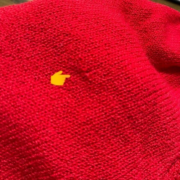 ST. JOHN Vintage Cropped Puff Sleeve Sweater S - Picture 8 of 9